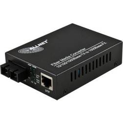 Allnet 102459, 1000 Mbit/s, IEEE 802.3,IEEE 802.3ab,IEEE 802.3u,IEEE 802.3x,IEEE 802.3z, Gigabit Ethernet, 10,100,1000 Mbit/s, 10BASE-T,100BASE-T,100