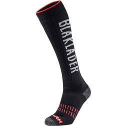 Blåkläder Xwarm Socken - Schwarz/Neon Rot