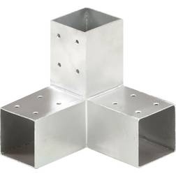 vidaXL stolpebeslag Y-form 71x71 galvaniseret