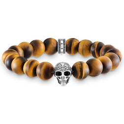 Thomas Sabo Power bracelet skull with lily A1701-826-2-L19,5