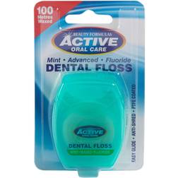 Beauty Formulas Active Oral Care Advanced Mint Fluoride Dental Floss 100