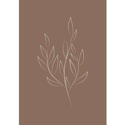 Venture Home Plakat Drawed leaf Plakat