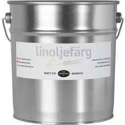 Ottosson LINOLJEFÄRG MATT VIT 5L Vit