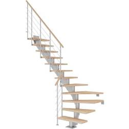 Dolle Hamburg Kvartsvingstrappe Pearl Grey 259 - 301 cm