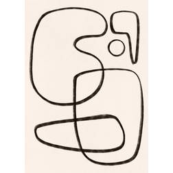 Venture Home Plakat Line art Plakat 70x70cm