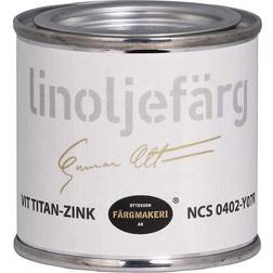 Ottosson LINOLJEFÄRG VIT TITAN-ZINK 0,1L Vit