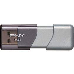 PNY 32GB Turbo Flash Drive USB 3.0 P-FD32GTBOP-GE