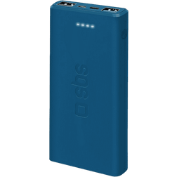 SBS Powerbank 10000 mAh 10W 1xUSB-C 2xUSB niebieski