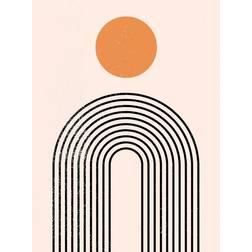 Venture Home Poster - Tempel - Beige Poster 70x70cm
