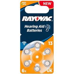 Varta Rayovac Acoustic Special 13 6 Pieces Batteries Silver Silver