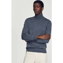Sandro Roll neck wool sweater Mocked
