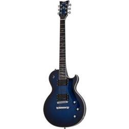 Schecter Solo-II Supreme Electric Guitar See Thru Blue Burst