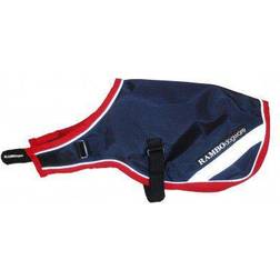 Rambo Waterproof Dog Blanket 100g XXX-Large Navy/R Navy/Red