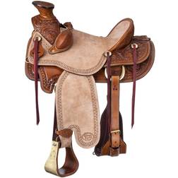 Silver Royal El Reno Wade Saddle 16inch - Medium Oil