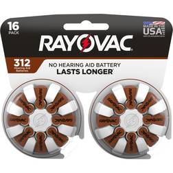 Rayovac Hearing Aid Batteries 16.0 ea