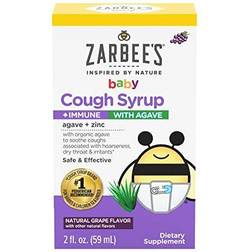 Zarbee s Baby Cough Syrup + Immune with Agave & Zinc Grape Flavor 2