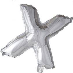 Fiesta Letter Balloons X 100cm Silver