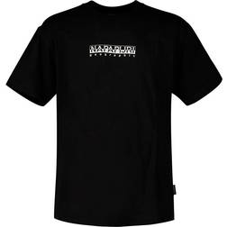 Napapijri Bomull Logo Print T-Shirt - Beige
