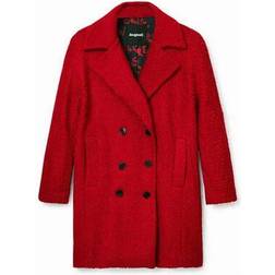 Desigual Straight Wool Coat