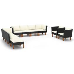 vidaXL 3082090 Loungesæt, borde inkl. 2 stole & 7 sofaer