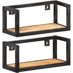 vidaXL 40cm 2-Pack Wall Shelf 40cm 2pcs