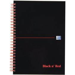 Black n Red Wirebound A-Z Hardback Notebook A5 5-pack