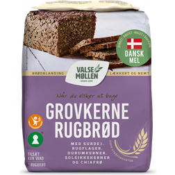 Valsemøllen Grovkernerugbrød med gær Valsemøllen