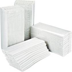 2Work White 2-Ply C-Fold Hand Towels 217mm 310mm 2355 HC2W23VW