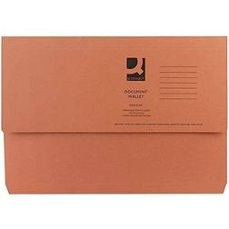 Q-CONNECT KF23014 285gsm Foolscap Document Wallet