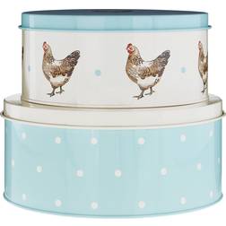 Premier Housewares Set of 2 Cake Tins Hen Kakform