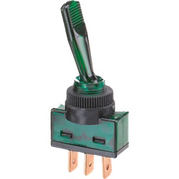 Robinson Kontakt vippe on-off grøn 20amp