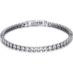 Philip Jones Philip Jones 3mm Crystal Tennis Bracelet