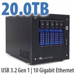 OWC Jupiter Mini 5-Bay Desktop NAS Server 20TB HDD
