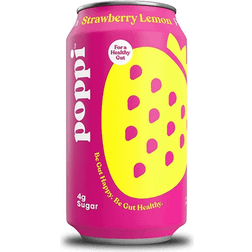 Poppi Poppi Prebiotic Soda Strawberry Lemon 12oz Can 12cl