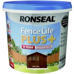 Ronseal 9L UV Fence Life + Paint - Tudor Wood Paint Black