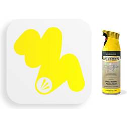 Rust-Oleum Universal All Surface Spray Paint Metal Paint Yellow 0.4L