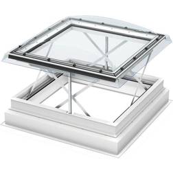 Velux Flat Roof Smoke Vent Aluminium, Timber Roof Window Triple-Pane