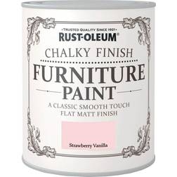 Rust-Oleum Chalky Paint Strawberry Vanilla 750Ml Metal Paint 0.75L