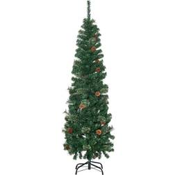 Homcom Pencil Artificial Green Christmas Tree 167.6cm