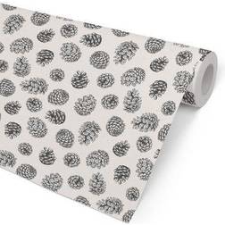 Hedlunds Of Sweden Julpapper Kongle, charcoal