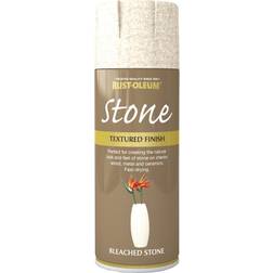 Rust-Oleum Stone Bleached stone Textured effect Multi-surface Metal Paint Grey 0.4L