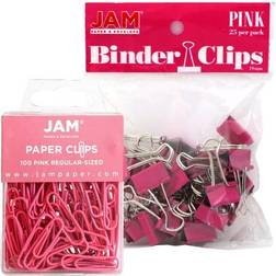 Jam Paper Desk Essentials Clips & Binder Clips Kit