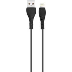 XO USB iPhone 1,0m 3A svart