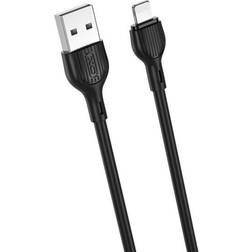 XO USB iPhone 1,0m 2.1A svart