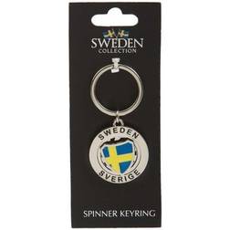 Joker Nyckelring Souvenir Spinner Sköld Flagga