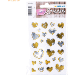 Herma stickers Creative hearts gold silver (1)