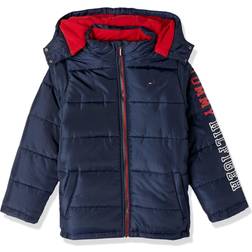 Tommy Hilfiger Boy's Heavy Weight Puffer Coat - Navy Blazer