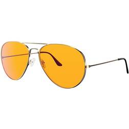 Swanwick Blue Light Blocking Aviator Gold Regular