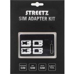 Streetz SIM-kortsadapter kit för standard/micro/nano-sim