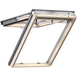 Velux Topphängda Takfönster Solo 2 Klarlack Holz Klappfenster Dreifachverglasung